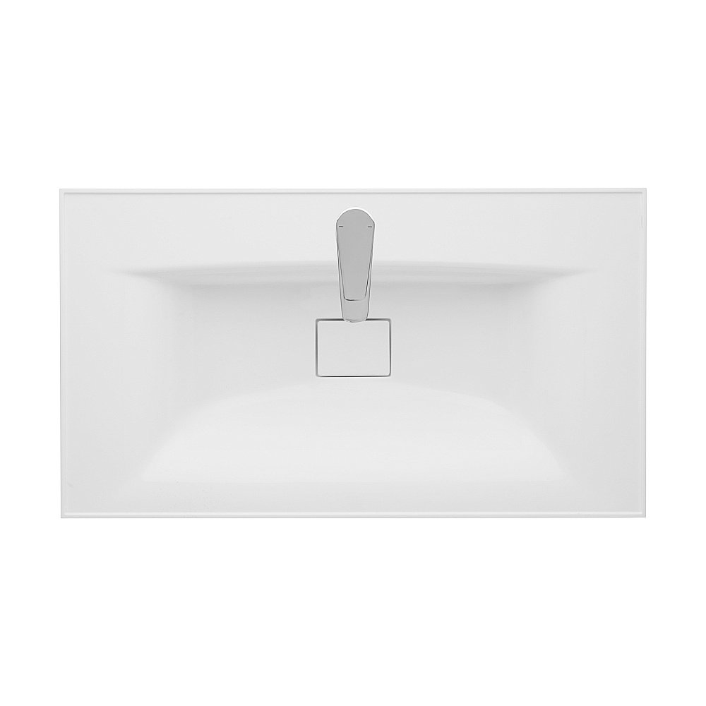 Раковина Акватон Айрис 80 1A73263KAG010 белая купить в интернет-магазине Sanbest