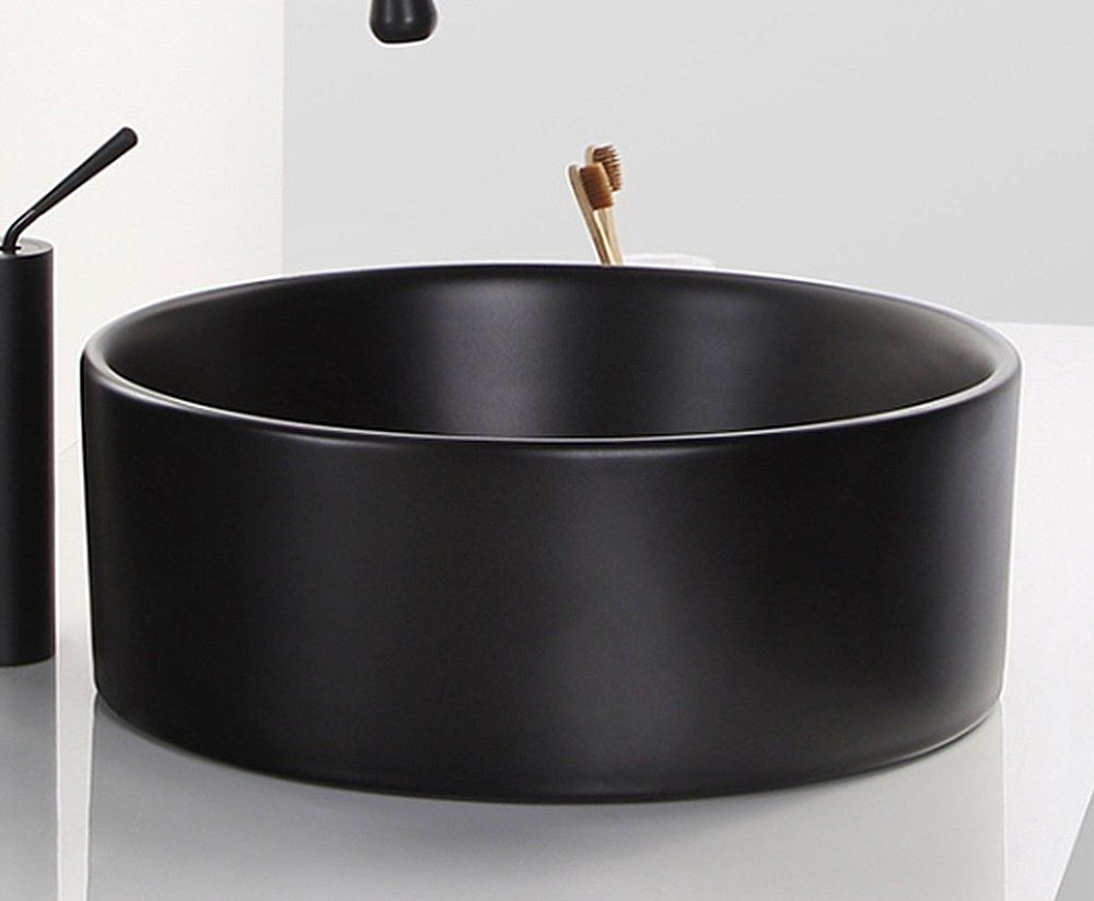 Раковина накладная Gid Esfera 40 Bm9011 53368 черная матовая купить в интернет-магазине Sanbest