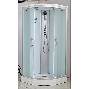 Душевая кабина Timo Imwei 90х90 XDS-09FW стекло матовое/профиль серебро купить в интернет-магазине Sanbest