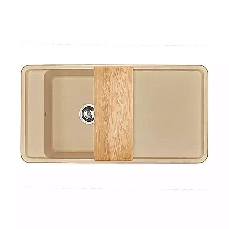 Мойка кухонная Акватон Беллис 97 латте купить в интернет-магазине сантехники Sanbest