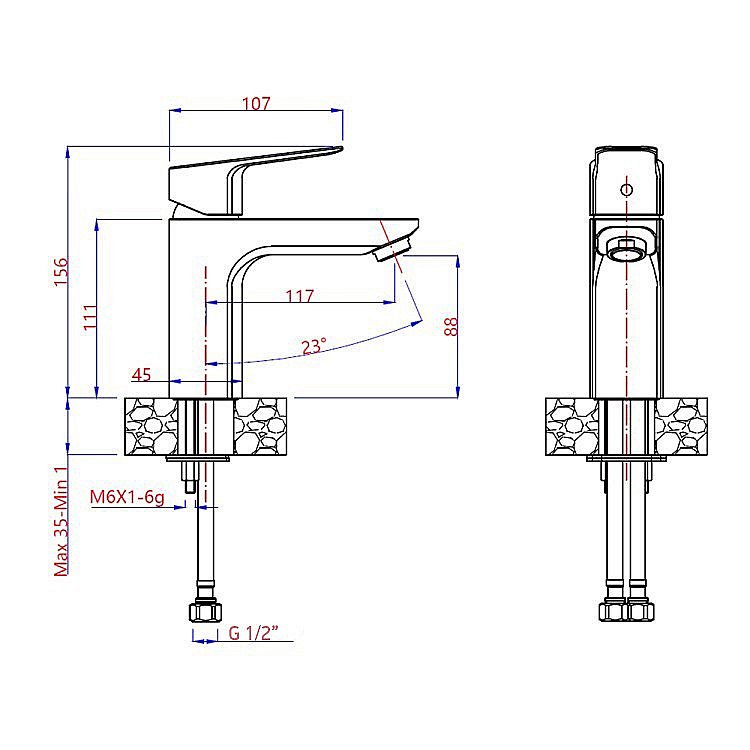 Набор смесителей PAINI Viva Style P4CRSET3 хром купить в интернет-магазине сантехники Sanbest