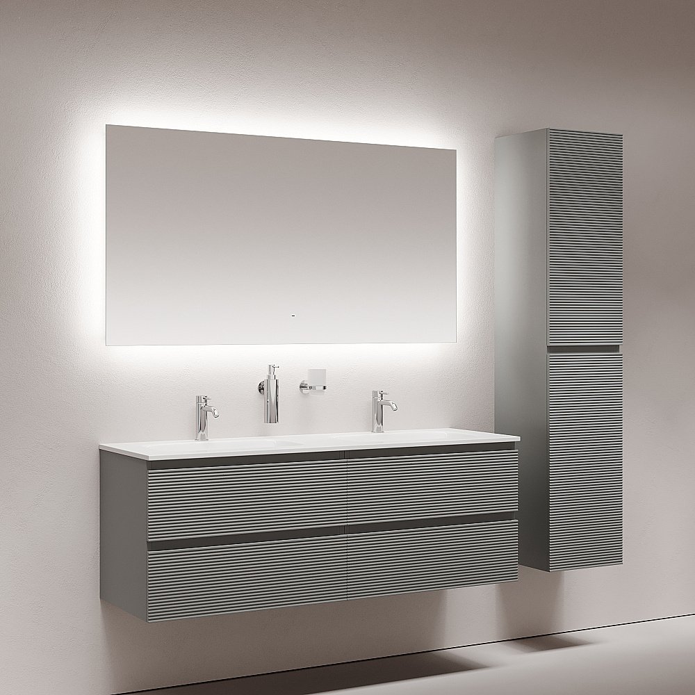 Зеркало LED Sancos Square SQ1400 в ванную от интернет-магазине сантехники Sanbest