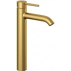 Смеситель для раковины Kludi Bozz 38286N076 золото брашированное купить в интернет-магазине сантехники Sanbest