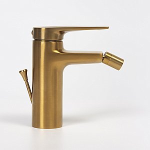 Инсталляция для биде со смесителем WasserKraft Naab 86BDT.050.WH.SQ5506 белая панель/смеситель золото матовое купить в интернет-магазине сантехники Sanbest