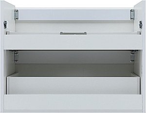 Тумба с раковиной Aquanet Эмбер 330467 80 белый матовый для ванной в интернет-магазине Sanbest