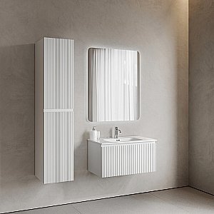 Тумба с раковиной Sancos Snob R 1.0 SNR1.080W/CN7005 Bianco для ванной в интернет-магазине Sanbest