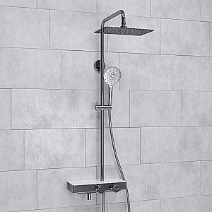 Душевая система WasserKraft Aller SET2649 Thermo хром купить в интернет-магазине сантехники Sanbest