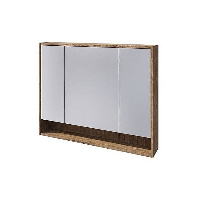 Зеркальный шкаф Caprigo Seattle 100 Дуб рустикальный купить в интернет-магазине сантехники Sanbest