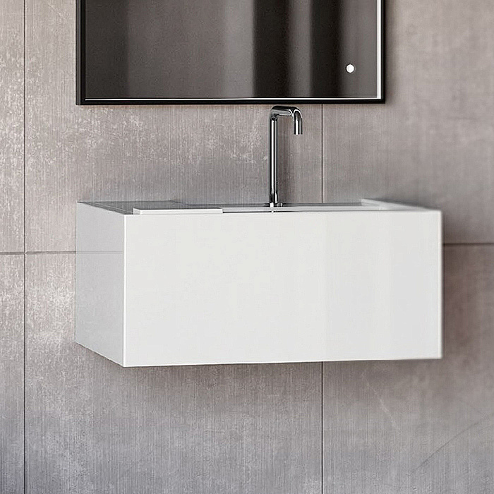 Раковина подвесная Kerasan Kanaal 80 5741*1 Белый купить в интернет-магазине Sanbest