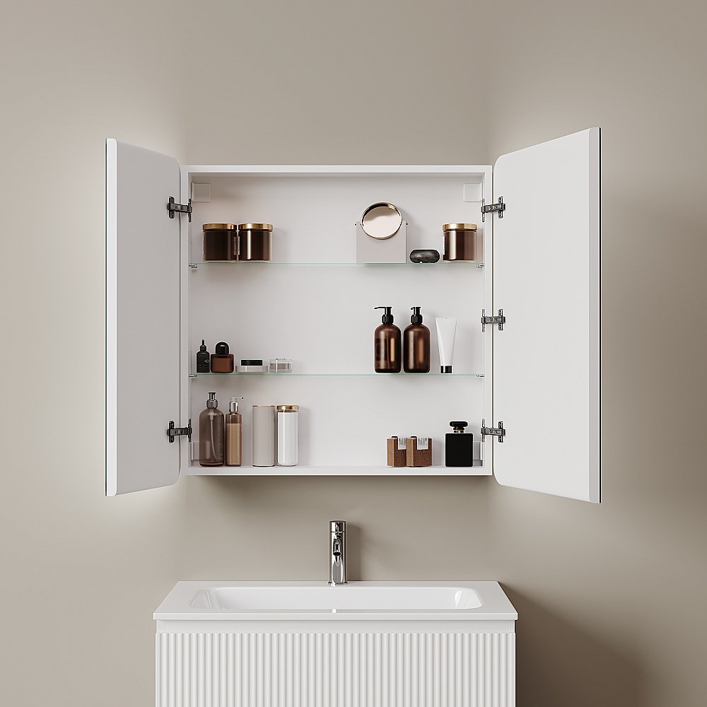 Зеркальный шкаф Sancos Diva DIV800 купить в интернет-магазине сантехники Sanbest