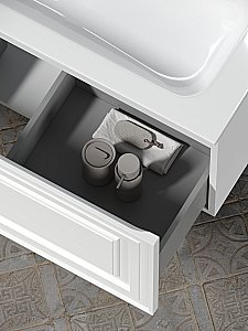 Тумба с раковиной Sancos Very VR100LW + CN7014 100 для ванной в интернет-магазине Sanbest