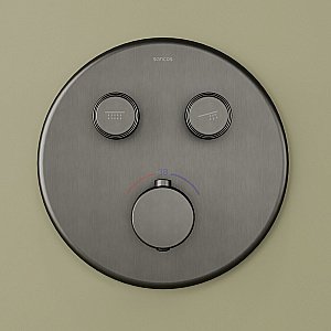 Душевая система Sancos Space SC3006GMG вороненая сталь купить в интернет-магазине сантехники Sanbest