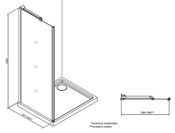 Душевой уголок Roca Metropolis 140х80 хром купить в интернет-магазине Sanbest