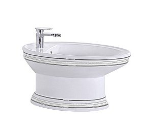 Биде напольное CeramaLux LUX CLASSIC 1410 купить в интернет-магазине Sanbest