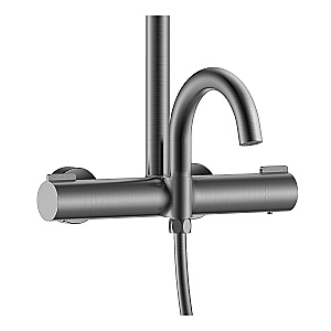 Душевая система Elghansa RADIANT XQ 6747157-2X-Gun оружейная сталь матовая купить в интернет-магазине сантехники Sanbest