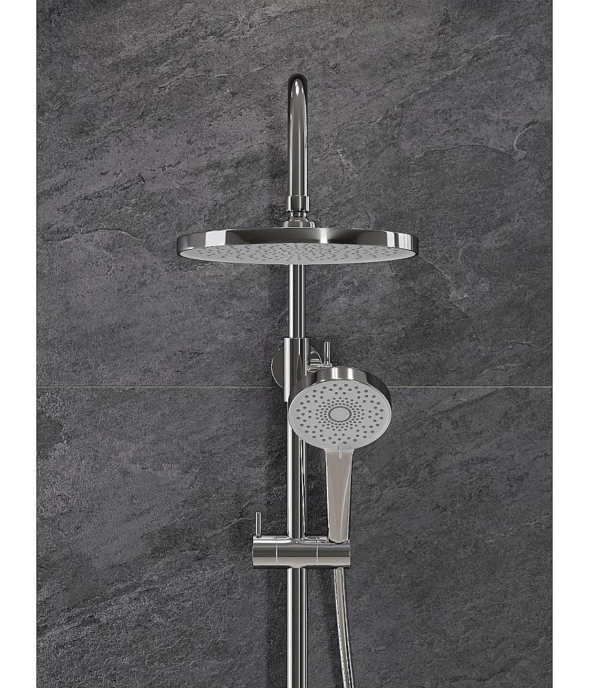 Душевая система Agger Easy A3161100 с термостатом, хром купить в интернет-магазине сантехники Sanbest