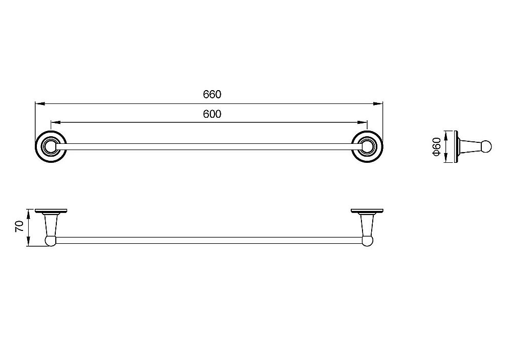Полотенцедержатель Timo Nelson 150053/00 купить в интернет-магазине сантехники Sanbest