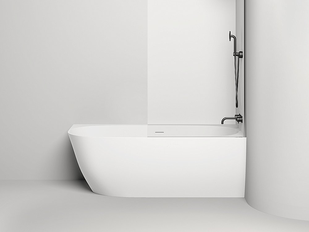Ванна Salini Sofia Corner R S-Stone 170x85 102524M белая матовая купить в интернет-магазине Sanbest