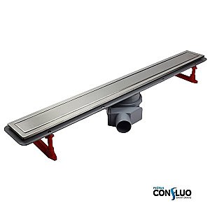 Душевой трап PESTAN Confluo Premium Line 850 матовый хром купить в интернет-магазине Sanbest