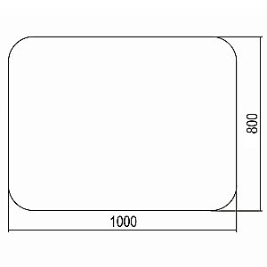 Зеркало LORANTO Выбор ФР-00002140 100х80 в ванную от интернет-магазине сантехники Sanbest