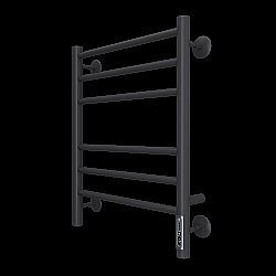 Полотенцесушитель электрический Terminus Аврора П6 450х600 черный матовый купить в интернет-магазине сантехники Sanbest