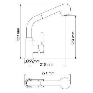 Смеситель для кухни WasserKRAFT Main 4166 купить в интернет-магазине сантехники Sanbest