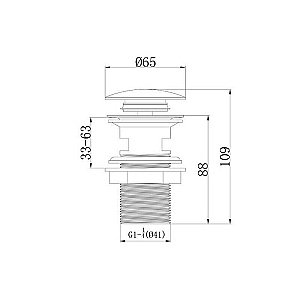 Смеситель для раковины Caprigo ADRIA–Uno 02-522-crm купить в интернет-магазине сантехники Sanbest