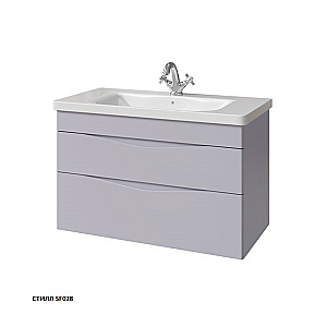 Тумба с раковиной Caprigo Lento 90 два ящика, цвет на выбор для ванной в интернет-магазине Sanbest