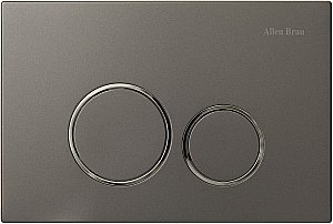 Кнопка для инсталляции Allen Brau Priority 9.20001.GR графит/хром купить в интернет-магазине сантехники Sanbest