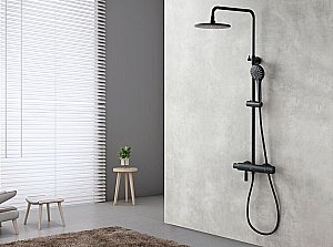 Душевая система Lemark Bronx LM3772BL купить в интернет-магазине сантехники Sanbest