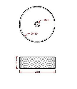 Раковина накладная Artceram ROMBO 44 OSL009 03 00 черная купить в интернет-магазине Sanbest