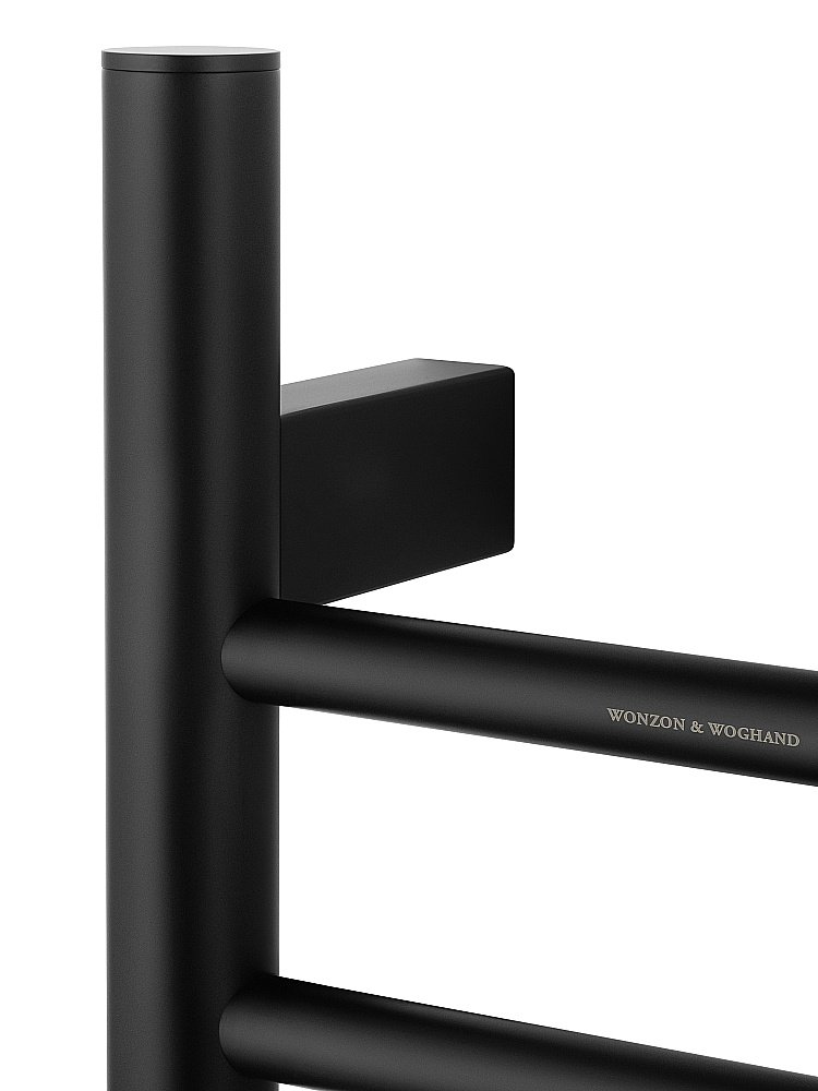 Полотенцесушитель электрический WONZON & WOGHAND BONN, Черный матовый (WW-AL4092-MB) купить в интернет-магазине сантехники Sanbest