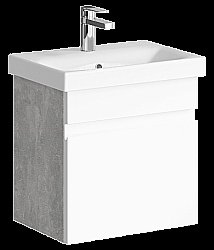 Тумба под раковину Aqwella Smart 50 бетон светлый купить в интернет-магазине сантехники Sanbest