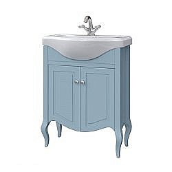 Тумба с раковиной Caprigo Verona 65 синяя для ванной в интернет-магазине Sanbest