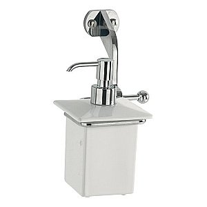 Дозатор жидкого мыла Kerasan Waldorf белый купить в интернет-магазине сантехники Sanbest