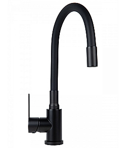 Смеситель для кухни Agger Easy A3100544 черный матовый купить в интернет-магазине сантехники Sanbest