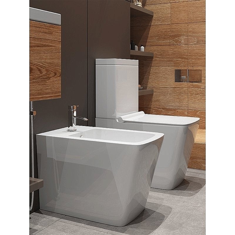 Унитаз-компакт Timo Soli TK-301 безободковый, с бачком, с крышкой микролифт купить в интернет-магазине Sanbest