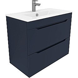 Тумба с раковиной Aquanet Практика 80 330460 маренго для ванной в интернет-магазине Sanbest