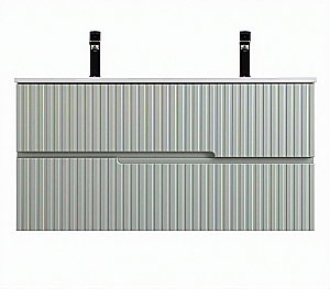 Тумба с раковиной Cezares DUET-N-1200-2C-SO-VPR-P+CZR-8073-120-1-2 Зеленая жемчужная для ванной в интернет-магазине Sanbest