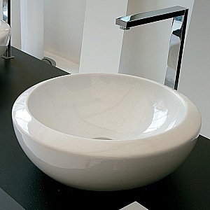 Раковина накладная Artceram Blend 46 BLL001 01 00 bi*0 белая купить в интернет-магазине Sanbest