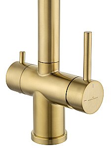 Смеситель для кухни WONZON & WOGHAND WW-88458009-BG брашированное золото купить в интернет-магазине сантехники Sanbest