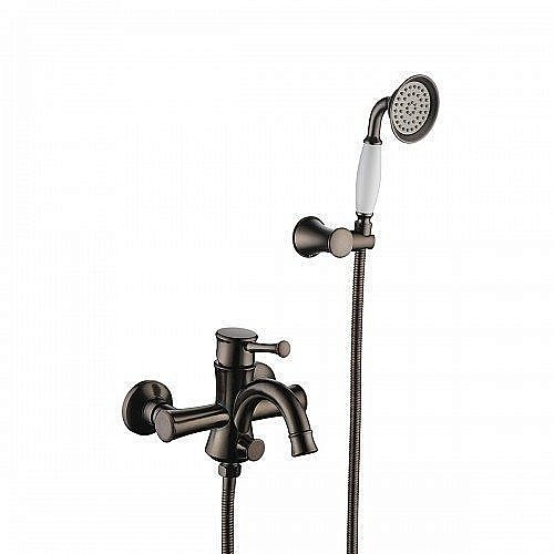 Смеситель для ванны Lemark Peretto LM6302RB Черный кофе купить в интернет-магазине сантехники Sanbest