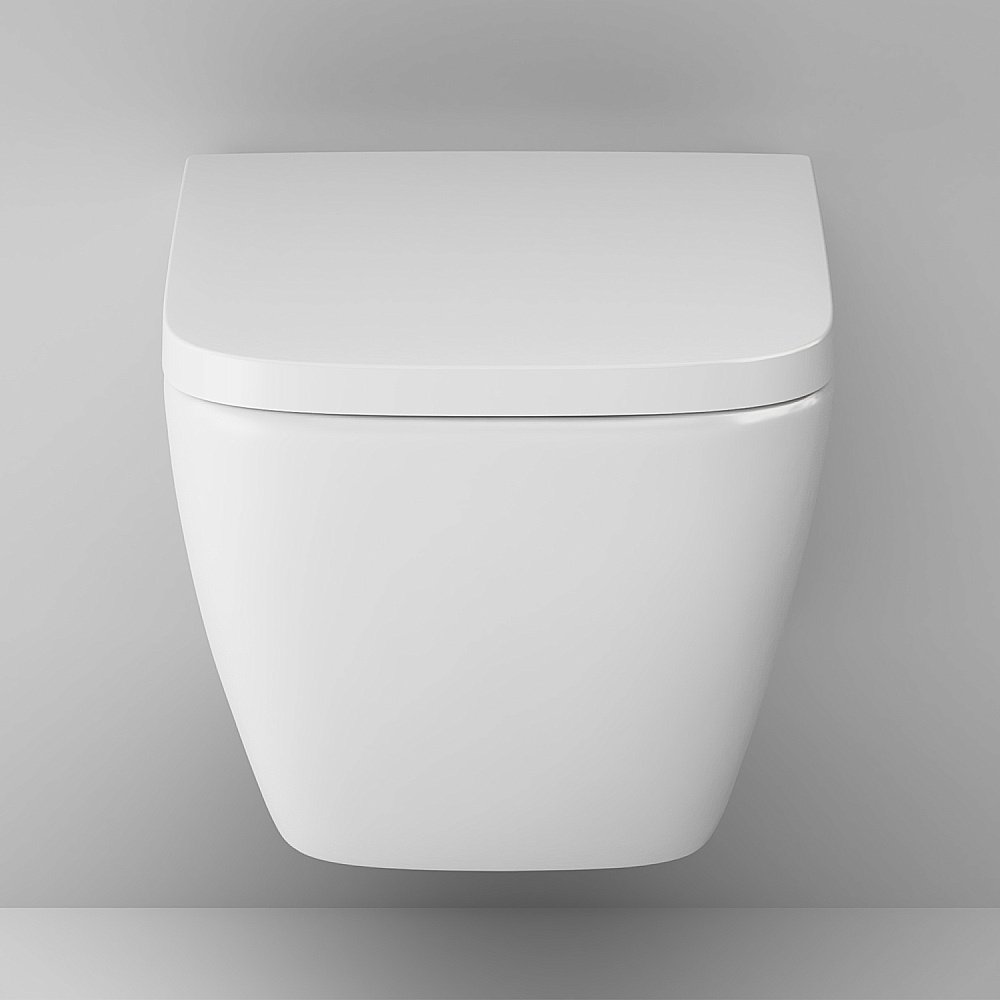 Унитаз подвесной AM.PM Gem C901701SC белый, безободковый купить в интернет-магазине Sanbest