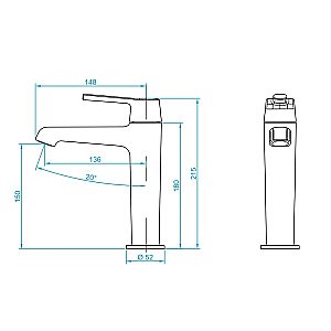 Душевая система RGW Shower Panels SP-6143-01 50140801-01 хром купить в интернет-магазине сантехники Sanbest