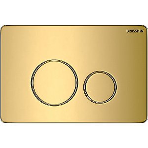 Кнопка для инсталляции Grossman Style 700.K31.05.30M.30M золото глянцевое купить в интернет-магазине сантехники Sanbest
