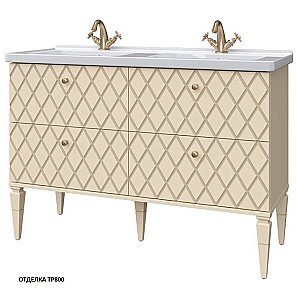 Тумба с раковиной Caprigo Roma 125 реестр отделок CONCEPT для ванной в интернет-магазине Sanbest