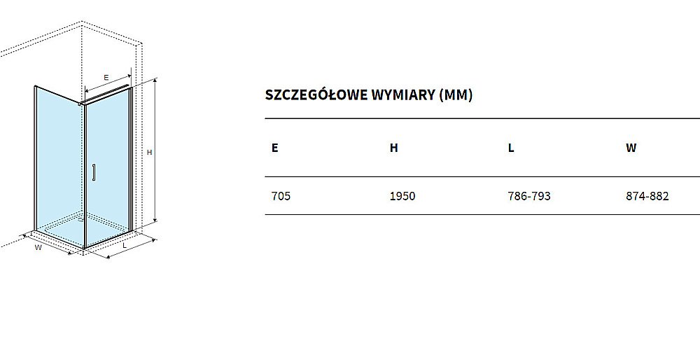 Душевой уголок Excellent Mazo 80х90 стекло прозрачное/профиль хром купить в интернет-магазине Sanbest