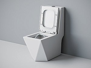 Унитаз-моноблок с функцией биде Laguraty 071AC с крышкой микролифт купить в интернет-магазине Sanbest
