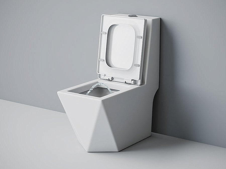 Унитаз-моноблок с функцией биде Laguraty 071AC с крышкой микролифт купить в интернет-магазине Sanbest
