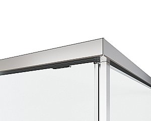 Душевой уголок Vincea Ultima 120х90 VSR-7UL9012CLGM стекло прозрачное/профиль вороненая сталь купить в интернет-магазине Sanbest